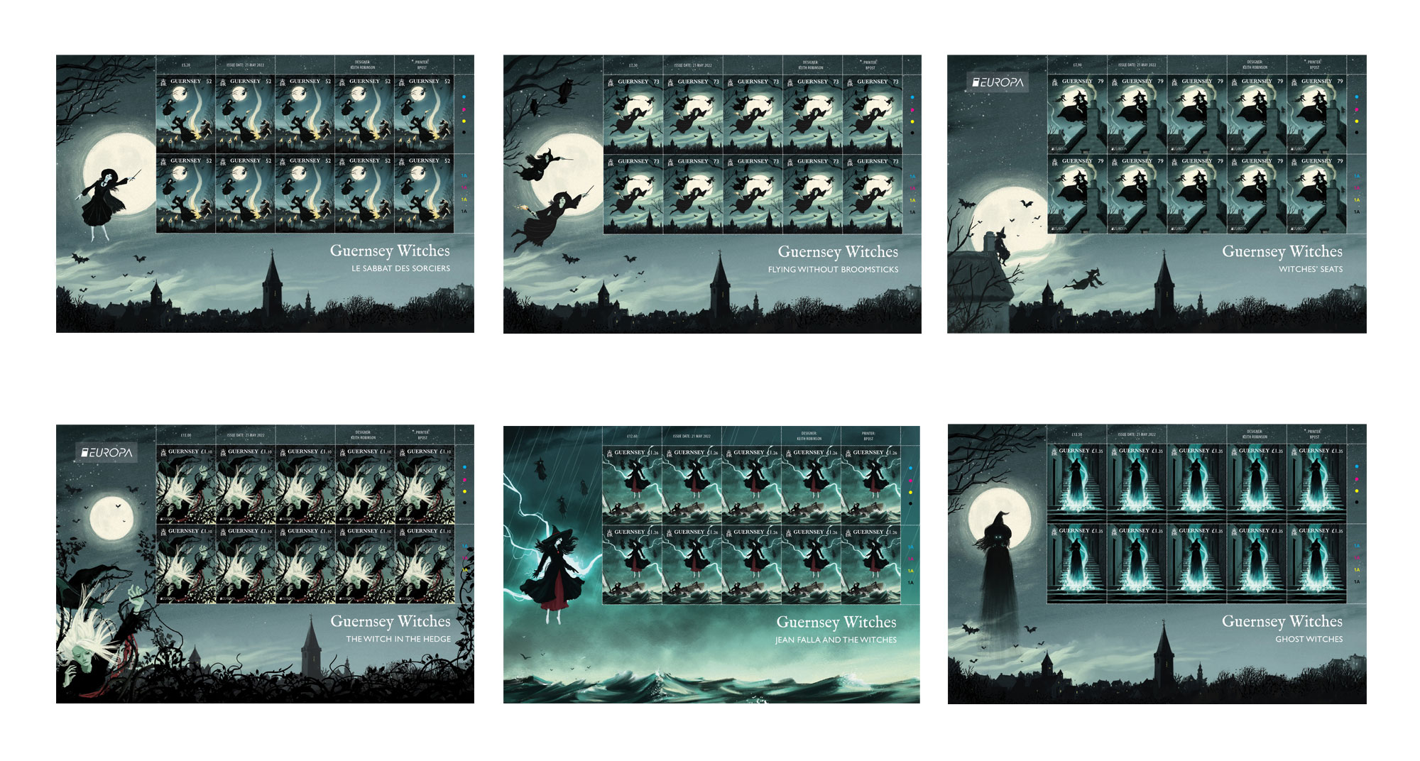 Sheets of 10